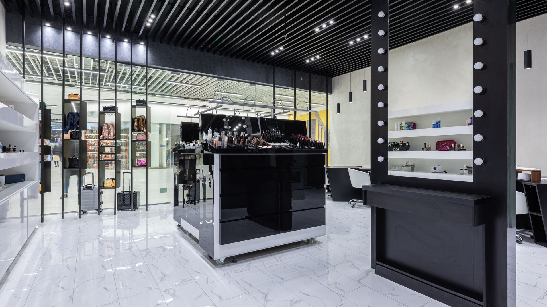 A modern retail floor